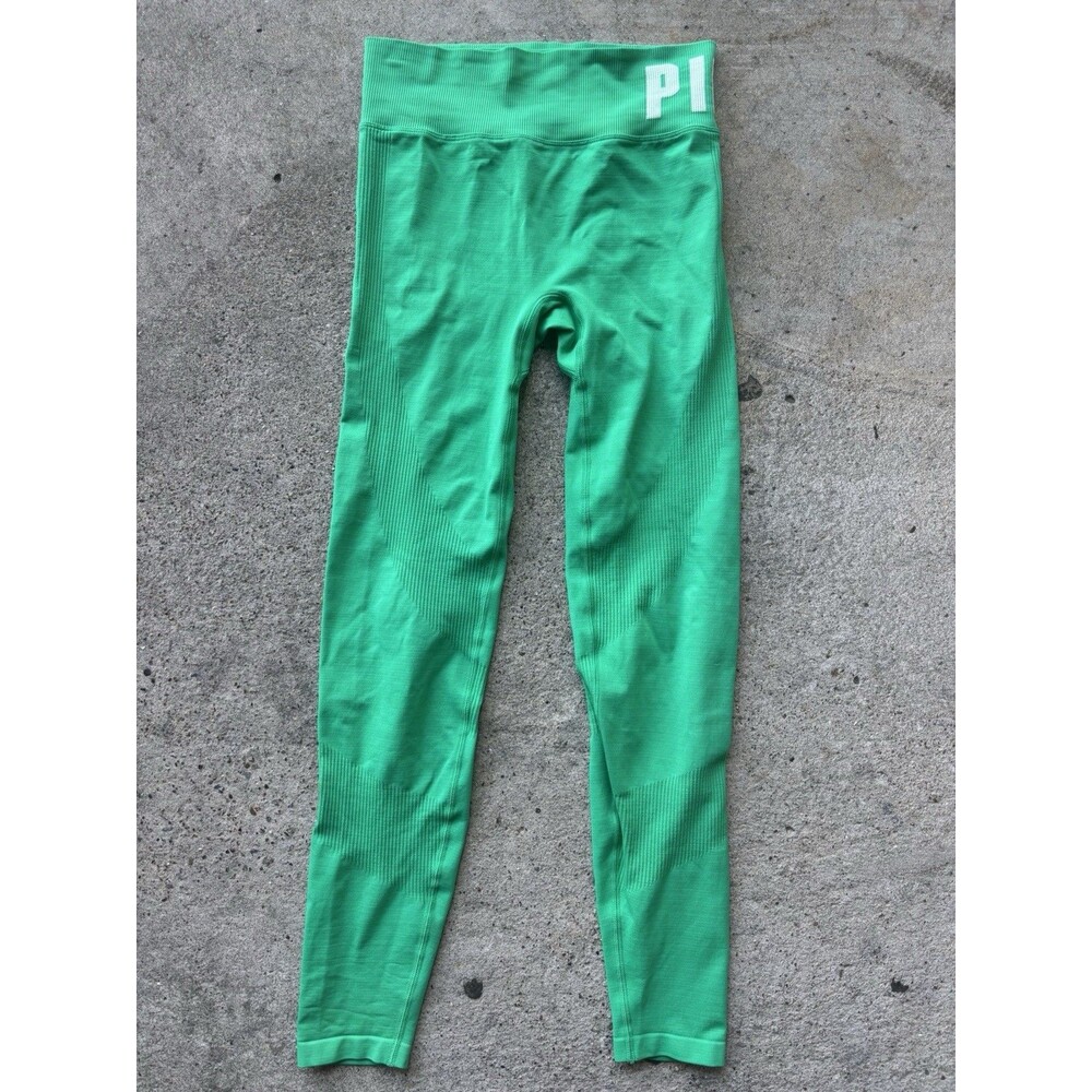 Victoria's Secret PINK Active Vibrant Green Seamless Leggings Size Small